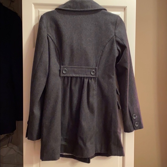 Grey pea coat - Picture 3 of 3